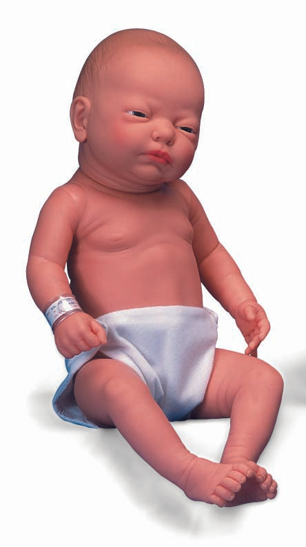 3B Girl Basic Baby Care Model Newborn White Baby Girl 20in